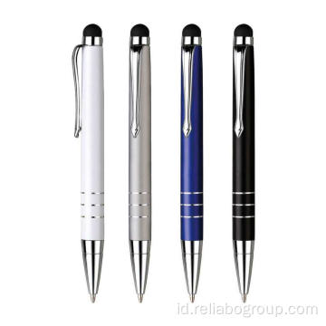 Pena Layar Sentuh Multi Warna Stylus Slim Metal